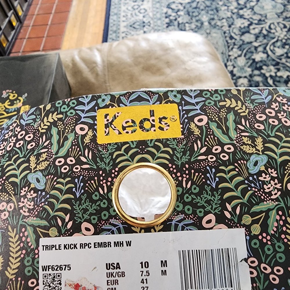 Womens Keds Rifle paper Co embroidered sneaker